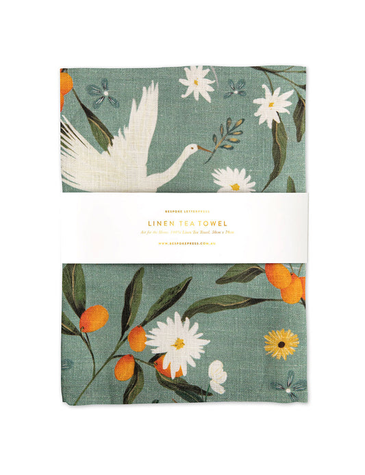 CRANES TEA TOWEL