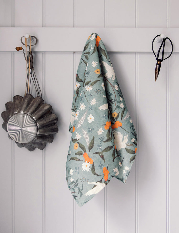 CRANES TEA TOWEL