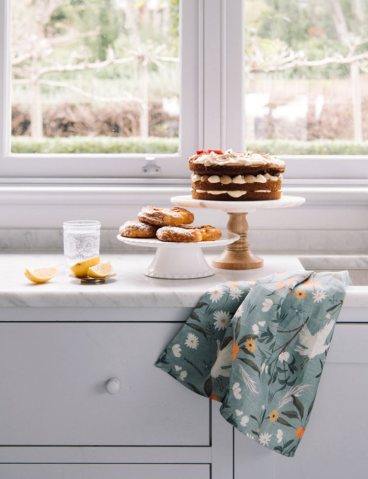 CRANES TEA TOWEL