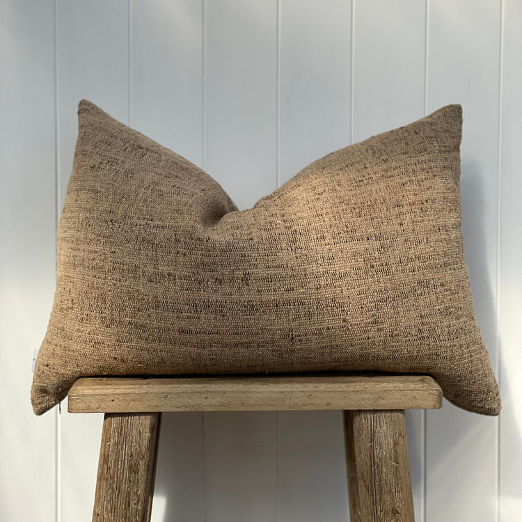 TUSSAR HEAVY WILD SILK CUSHION COVER