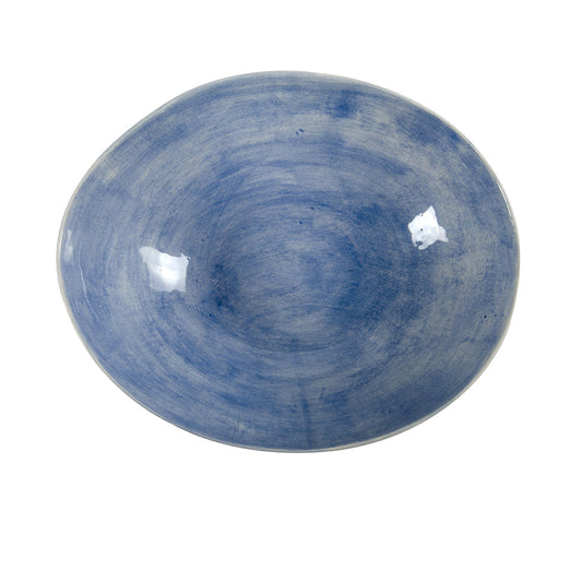 PEBBLE SALAD BOWL - MEDIUM - BLUE WASH