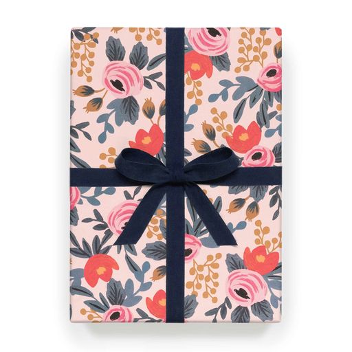 GIFT WRAPPING SHEET - BLUSHING ROSA