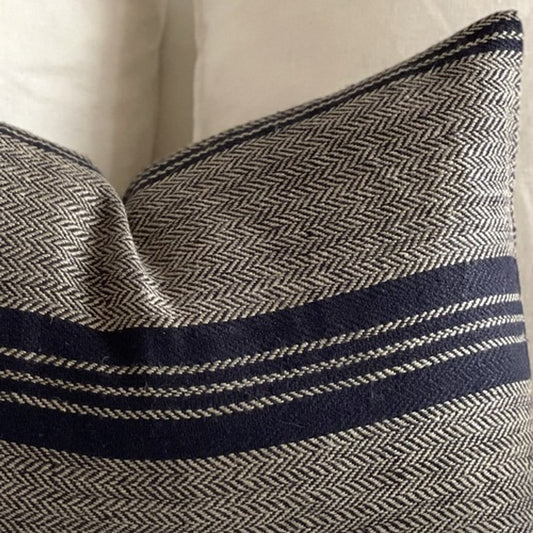 EMPIRE HERRINGBONE REVERSIBLE CUSHION COVER