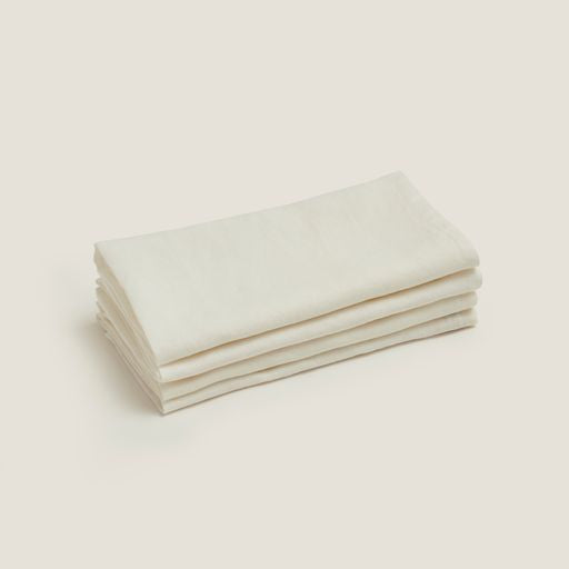 RICE - 100% FRENCH LINEN NAPKIN SET